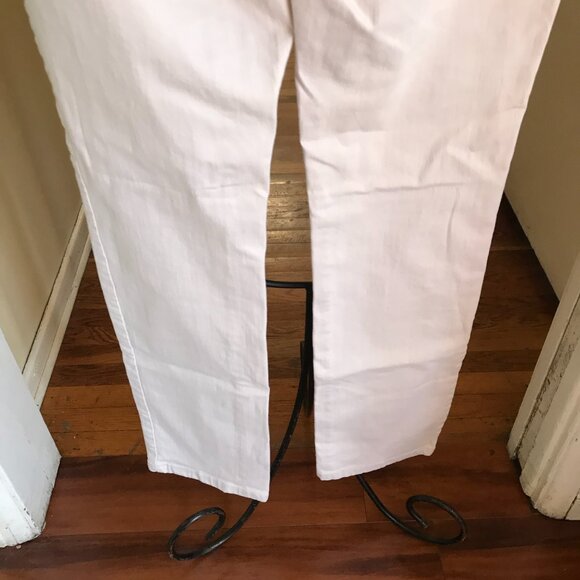 NYDJ JEANS SIZE 6L  SUPER SKINNY MADE IN USA CREAM COLOR - Picture 5 of 5